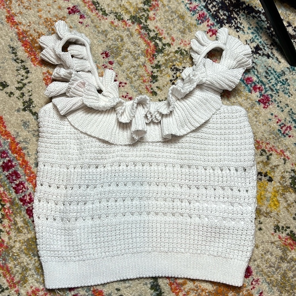 7 For All Mankind Crochet Tank